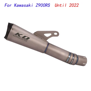 Escape Motorcycle Mid Connect Pipe And Exhaust Muffler Titanium Alloy Exhaust System For Kawasaki Z900RS Until 2022
