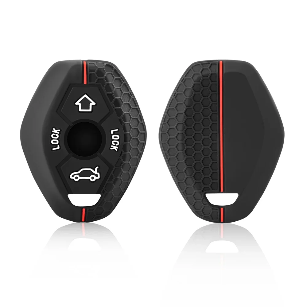 Premium Silicone 4-Button Key Case Cover