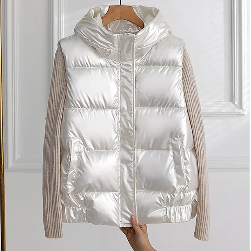 New Bright Face Color Matching Short Coat Women Autumn and Winter Style Korean Loose Fashion Stand-up Collar Bread Jacket Women
