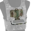 Tactical MOLLE Folding Navigation Board Tactical Airsoft Hunting Vest Chest Mobile Phone Holder Map Admin Panel iPhone Pouch 5