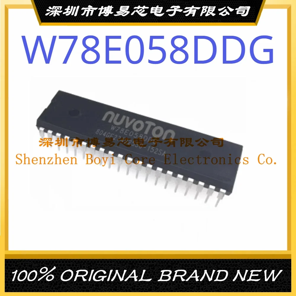 

1PCS/LOTE W78E058DDG brand new original package DIP-40 microcontroller MCU ic chip