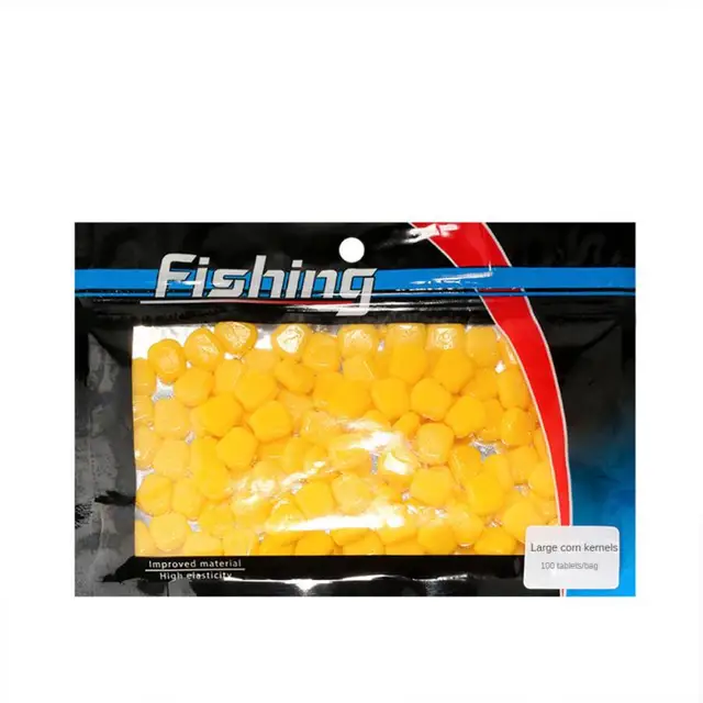 Simulation Floating Water Corn Grain Corn Fragrance Artificial Bait Fake Soft Baits With Nice Scent Corn Carp Fishing Lures Tpr