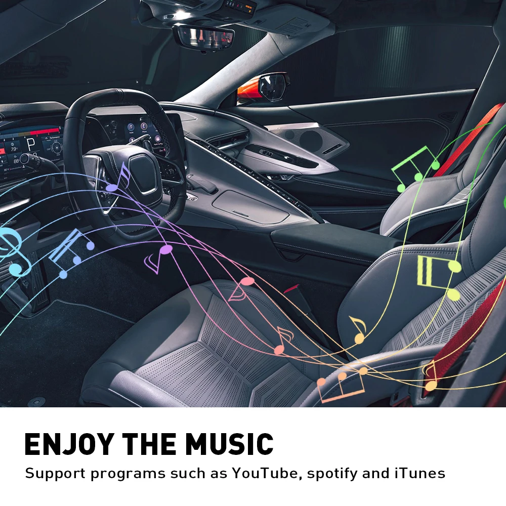 1Pcs Car Bluetooth Music Interface AUX Audio Cable Adapter Black For Audi A1 A3 A4 A5 A6 A7 A8 Q3 Q5 Q7 RS4 S6 S7 Accessories