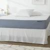 Gel Memory Foam Mattress, Firm, Cooling, King Size Mattress, CertiPUR-US Certified, 80 x 76 x 10 inches, White/Gray 1