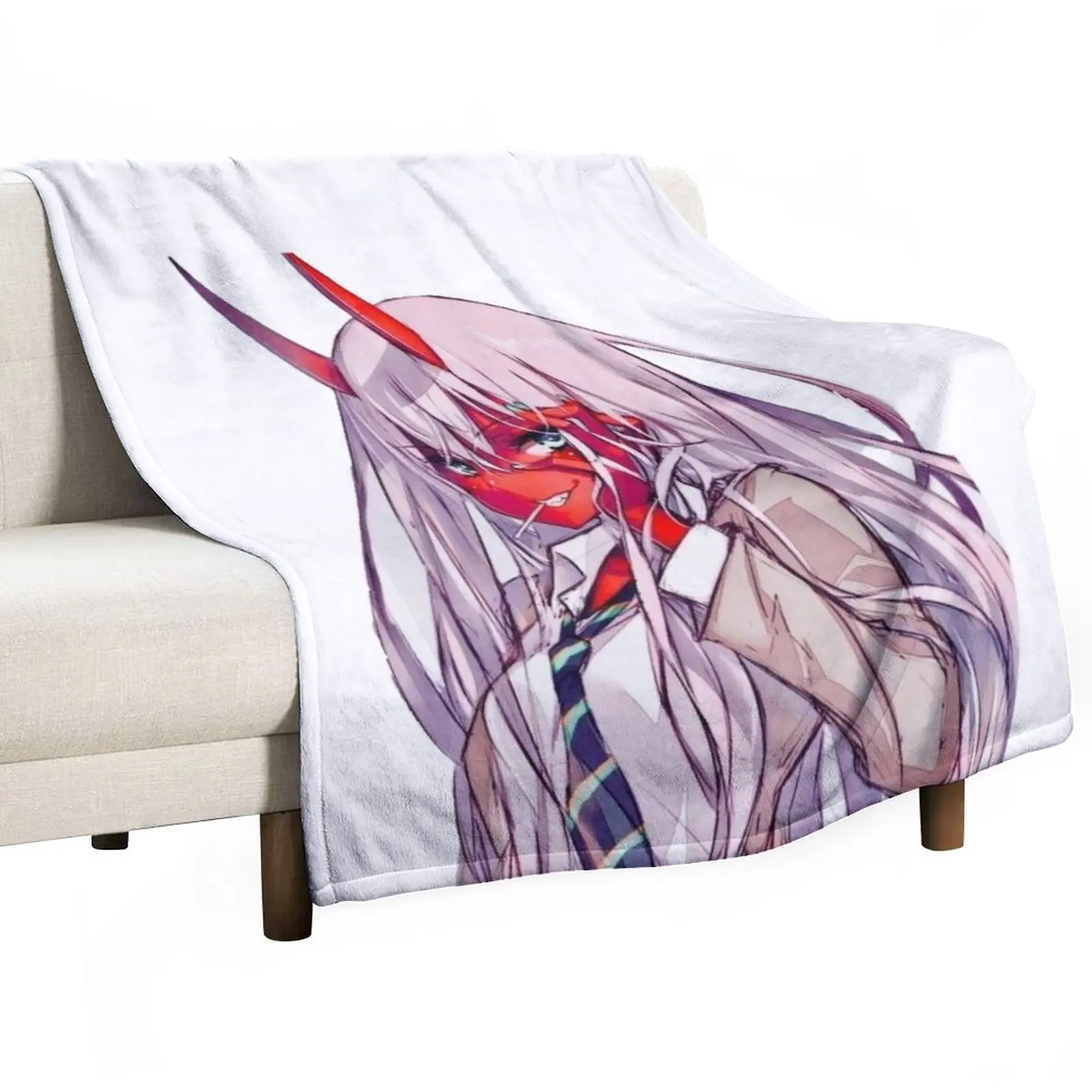 

zero two Throw Blanket Vintage Blanket sofa bed