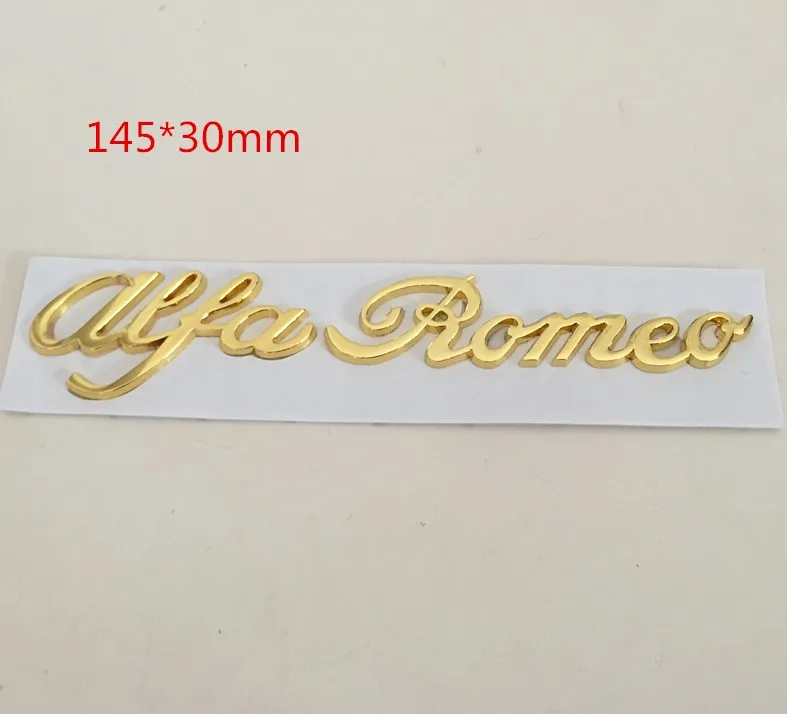 Alfa Romeo 3D Metalen Embleem - Zijaanzicht en 3D dikte