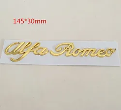 3D Metal Car Letter Emblem Badge Sticker Decal (1pcs gold)
