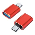 Red type c to USB