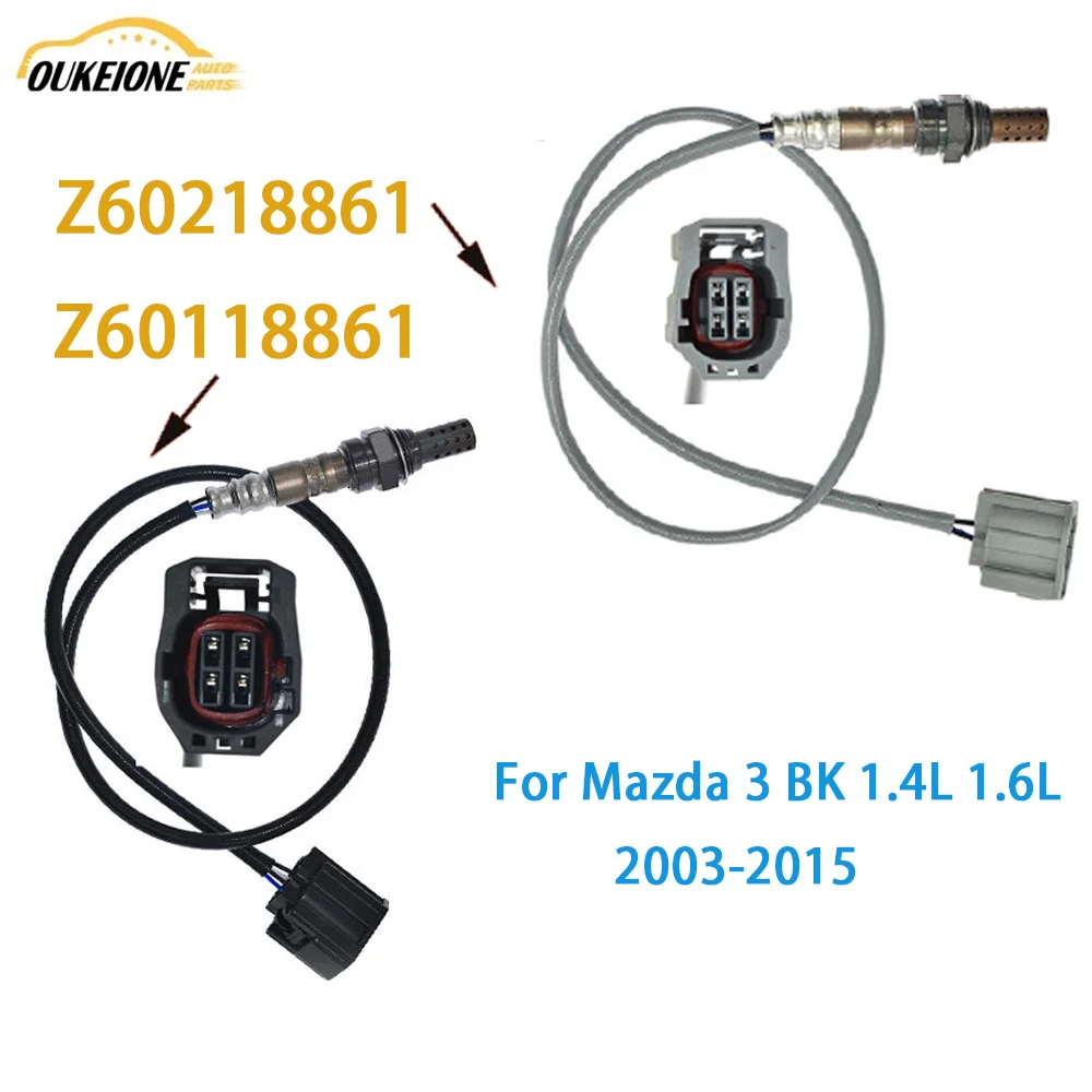 

For Mazda 3 BK 1.4L 1.6L 2003-2015 2pcs Oxygen Sensor O2 Lambda Upstream Downstream Z60118861 Z60218861 Car Part Accessories