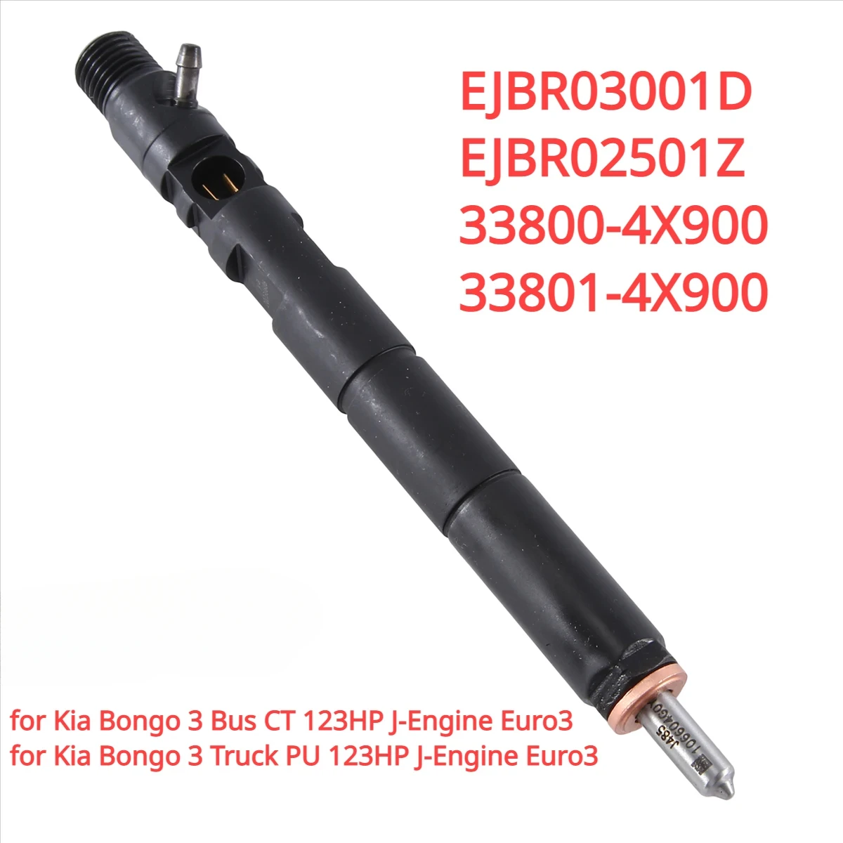 

EJBR03001D EJBR02501Z 33800-4X900 33801-4X900 новая Форсунка для дизельного топлива для KIA BONGO 3 2.9L Euro3