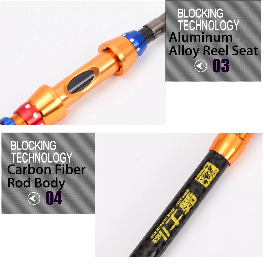 Telescopic Fishing Rod Carbon Super Hard Ultralight Fishing Pole