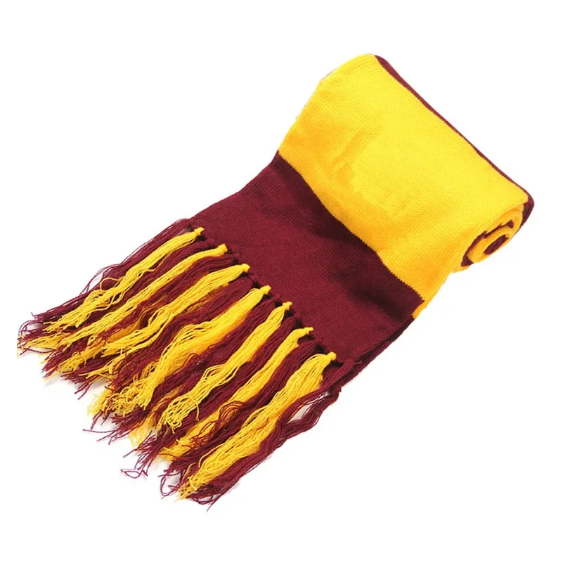 10pcs Winter Warm Scarf With Badge wizard Shcool Scarves Hallwoon Party Cosplay Costume Gifts