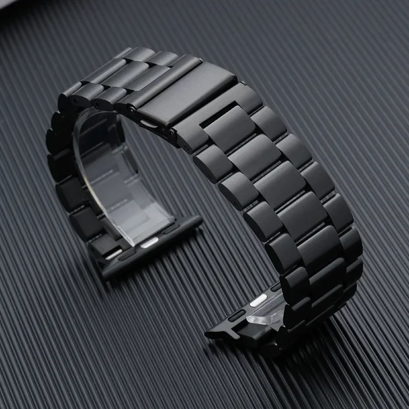 Sleek Stainless Steel Watch Strap - Premium Metal Band