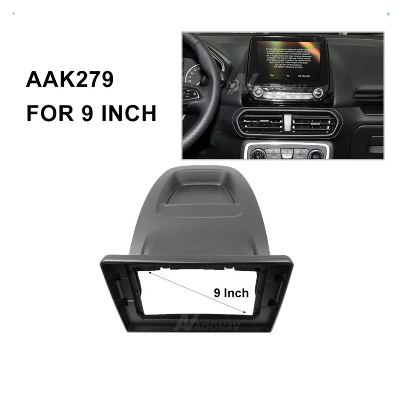 

Car audio navigation large screen car navigation frame 10 inch modified face frame panel bracket Fit for Ford Yibo 2018