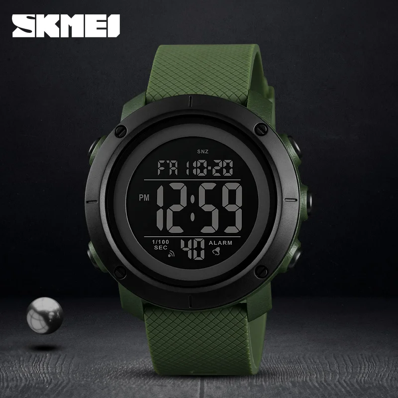 SKMEI 1426 Sport Waterproof Watch for Men LED Digital Military Mens Wristwatches Stopwatch Electronic Alarm Reloj Masculino 1416 3