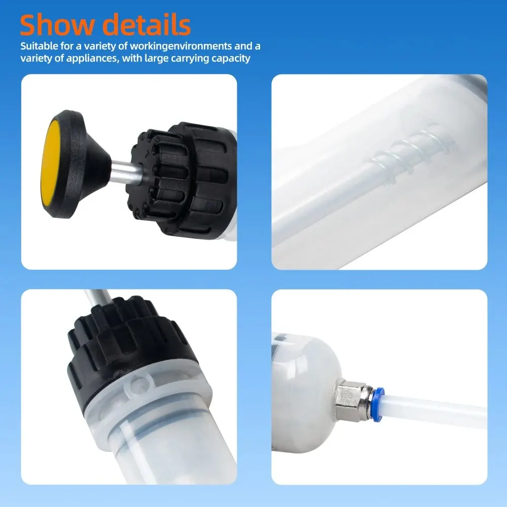 1.5L Oil Fluid Extractor Filling Oil Change Syringe Bottle Transfer Automotive Fuel Extraction Pump Hand Tool Oil Extractor Pump oil pump