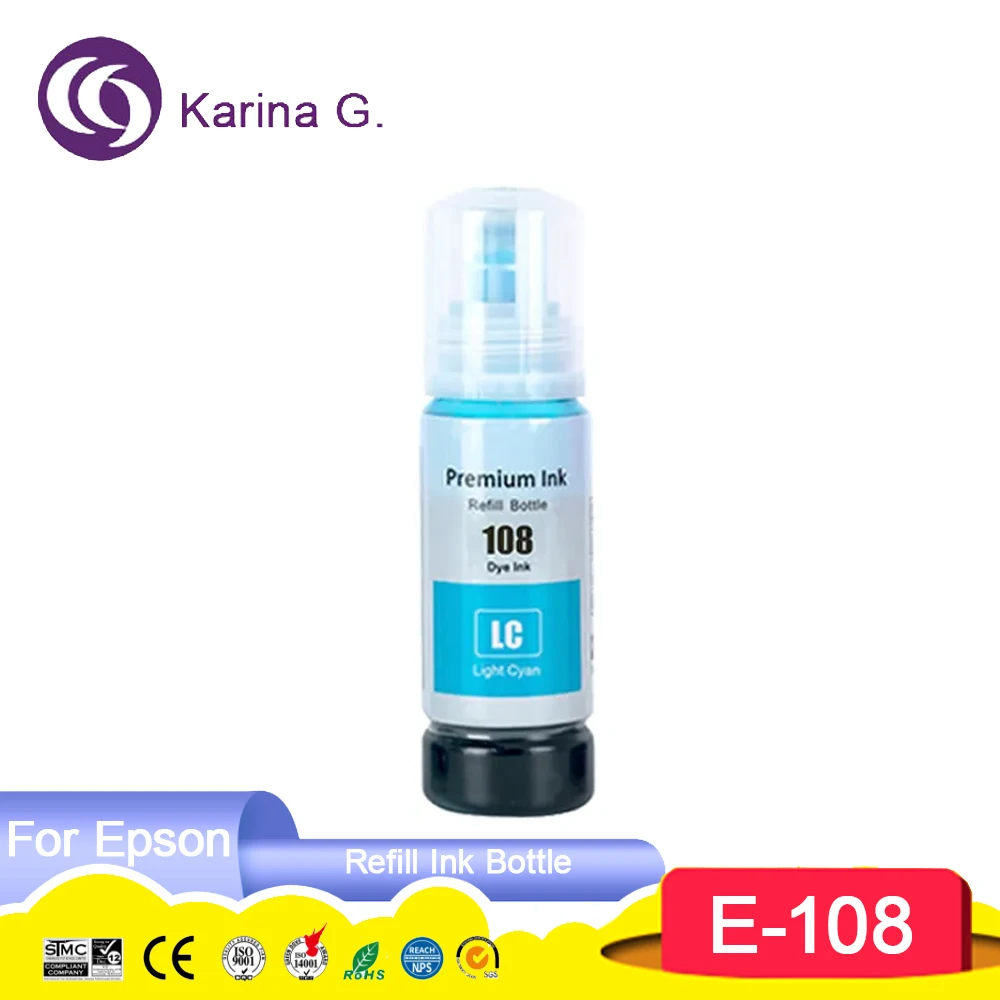 108 T09C1 T09C C13T09C14A Premium Compatible Color Bulk Water Based Bottle Refil