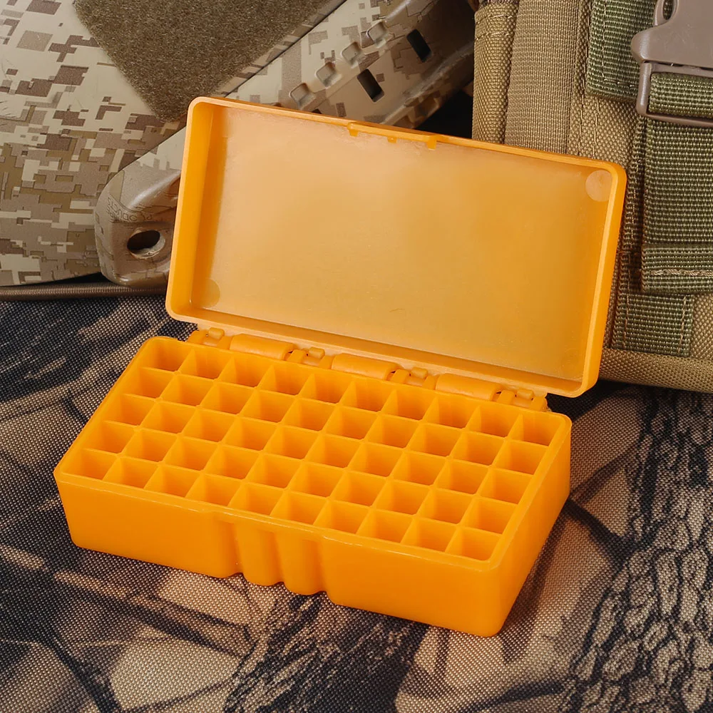 9mm Ammunition Box 50/100 Rounds Ammo Storage Case Hunting Shooting Bullets Holder Pistol Rifle Cartridge Organizer Container
