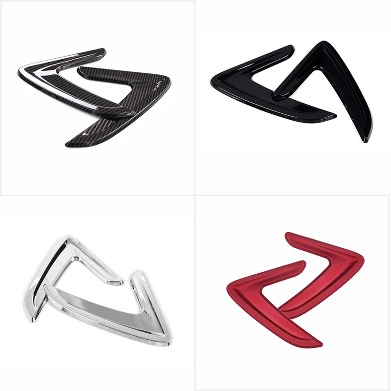 Car Side Wing Air Flow Fender Grill Outlet Intake Vent Trim 2pcs For BMW 3 Series F30 2013 2014 2015 car front hood vent grille