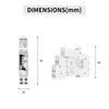 GEYA SUL180N 15 Minutes Mechanical Timer 24Hours Programmable Din Rail Time Switch Timer Relay 16A 85~250VAC 6
