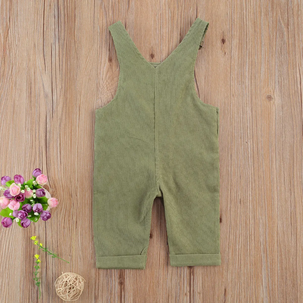 Toddler Baby Boys Girls Spring Summer Sling Jumpsuit Pants Solid Color Sleeveless Suspender Pants Baby Overall Rompers 3