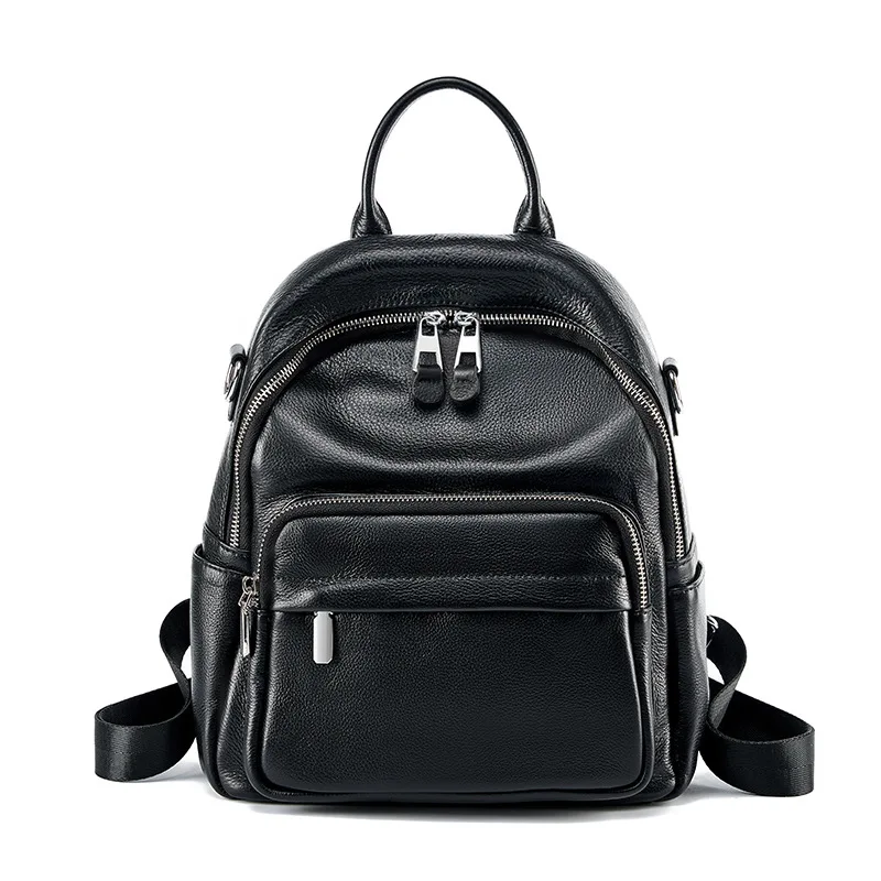 2024 Newest Luxury Casual Backpack for Women Genuine Leather Mochila Female Girls's Versatile Backpacks Women Large Travel Bags 3