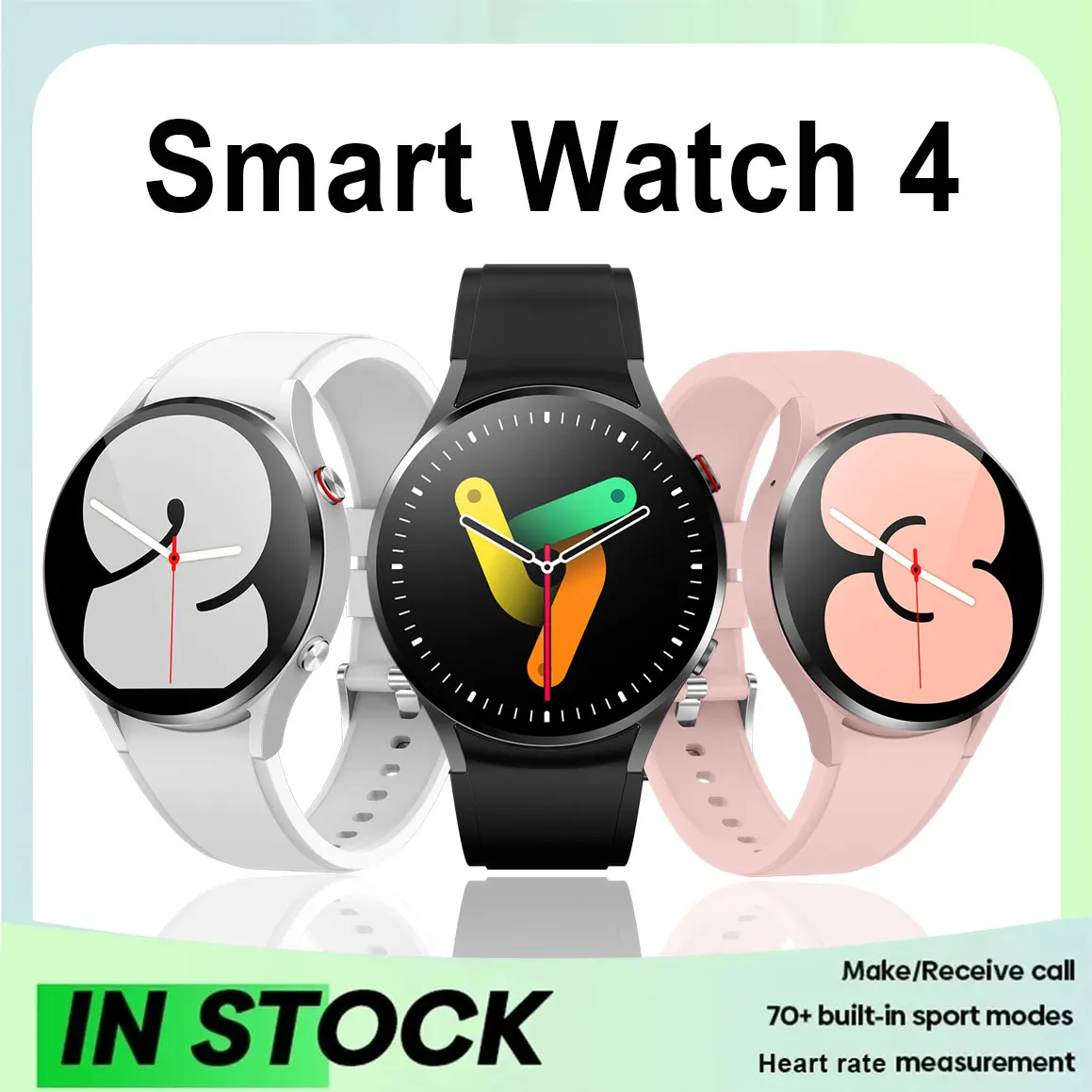 Nuovo Smart Watch 4 Uomo Donna Smart Watch Bt Calling Amoled 464*464 Hd Screen Blood Oxygen Sports Smart Watch Men Per Android Ios