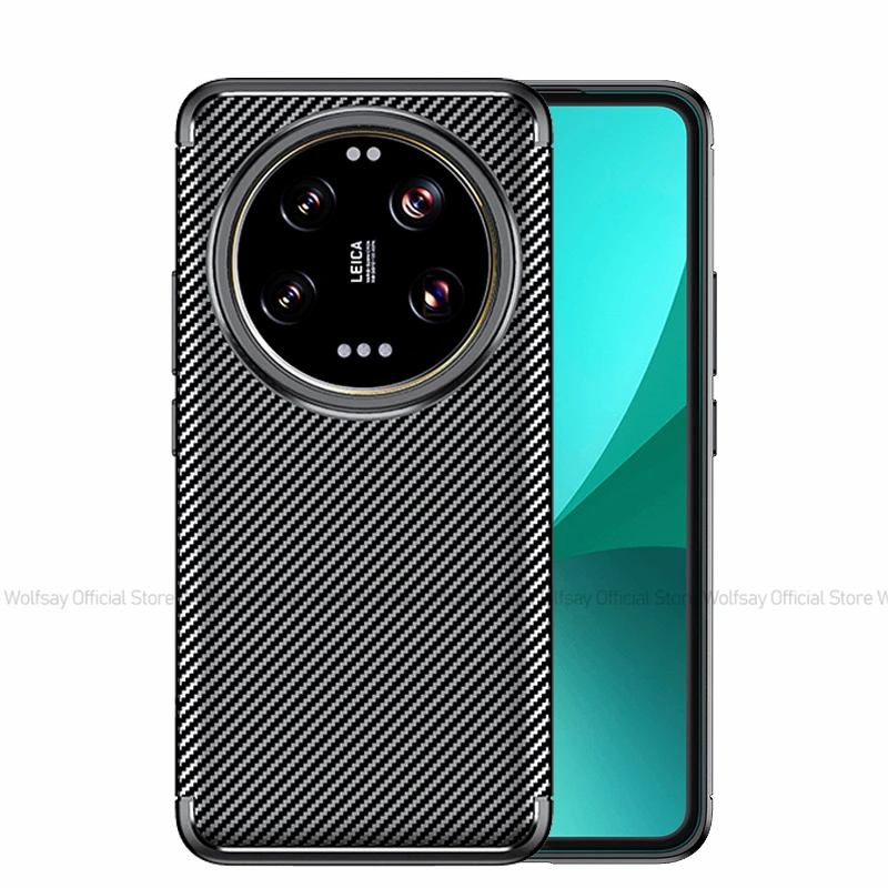 Per Xiaomi 14 Ultra Case Xiaomi 14 Ultra 5G Cover Custodia Protettiva In Tpu Di Lusso Antiurto In Silicone Per Xiaomi 14 Ultra