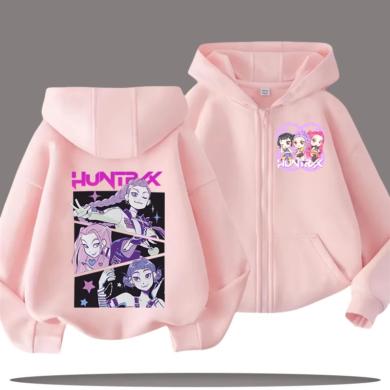 K-pop Huntrix Kids Zip Hoodie 1