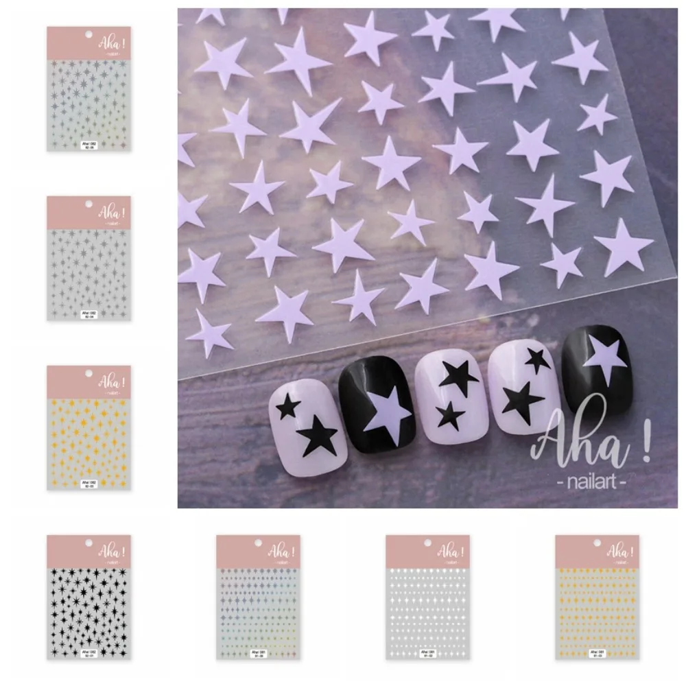 

DIY Nail Art Decoration Stars Nail Stickers Manicure Ornaments Nail Accessories Five-Pointed Stars Nail Decals DIY Nail Charms