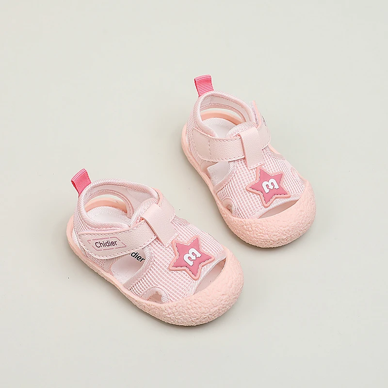 Baby Boys Girls Summer Sandals Non-slip Soft Sole Toddler Sandals Breathable Sweat