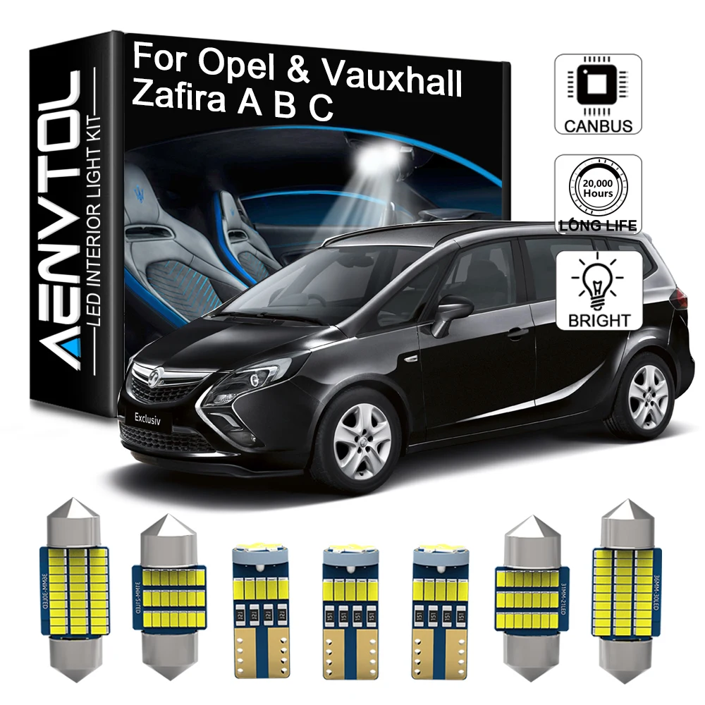 Opel Zafira B Glühbirne Vorne Rechts Wechseln Aenvtol-Canbus-Led-Lamp-Voor-Vauxhall-Opel-Zafira-B-Een-Tourer-C-1999