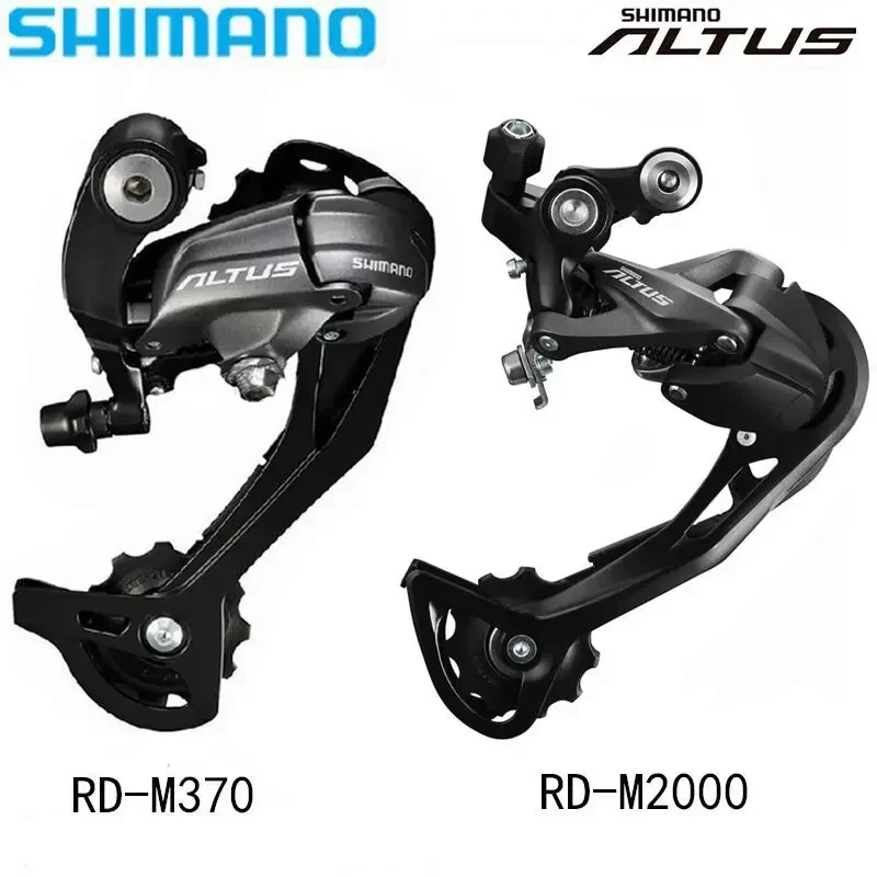 Shimano Altus RD-M2000 RD-M370 9 단 리어 드레일러 변속기, RD-M2000 자전거 시프터, 9 단, 27 단