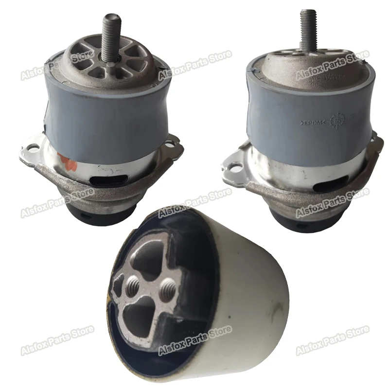 Front Engine Motor Transmission Gearbox Mount Bracket Support Set 3PCS 04-17 For Volkswagen Touareg 7L8199131H 7L0399249B