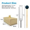 432 Hz Tuning Fork with Resonance Box,For Sound Healing,Tuning Fork Resonance Teaching, Hearing Tests, Meditation 5