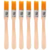6pcs Wooden Handle Paint Brush Nylon Bristle Paint Brushes Wall Painting Brushes Reusable Brushes For Wall Painting Tool 1