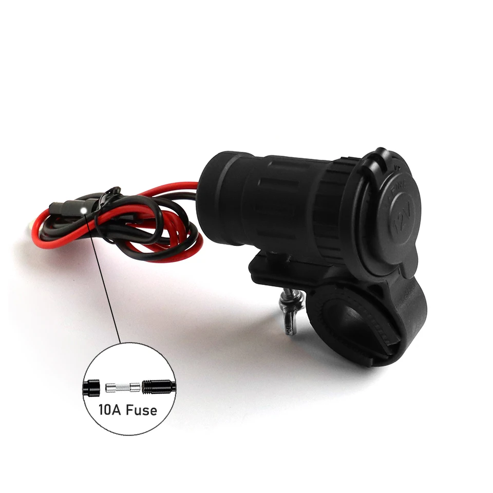 Presa Accendisigari per Auto, DC 12V Presa Impermeabile Con Cavo Di
