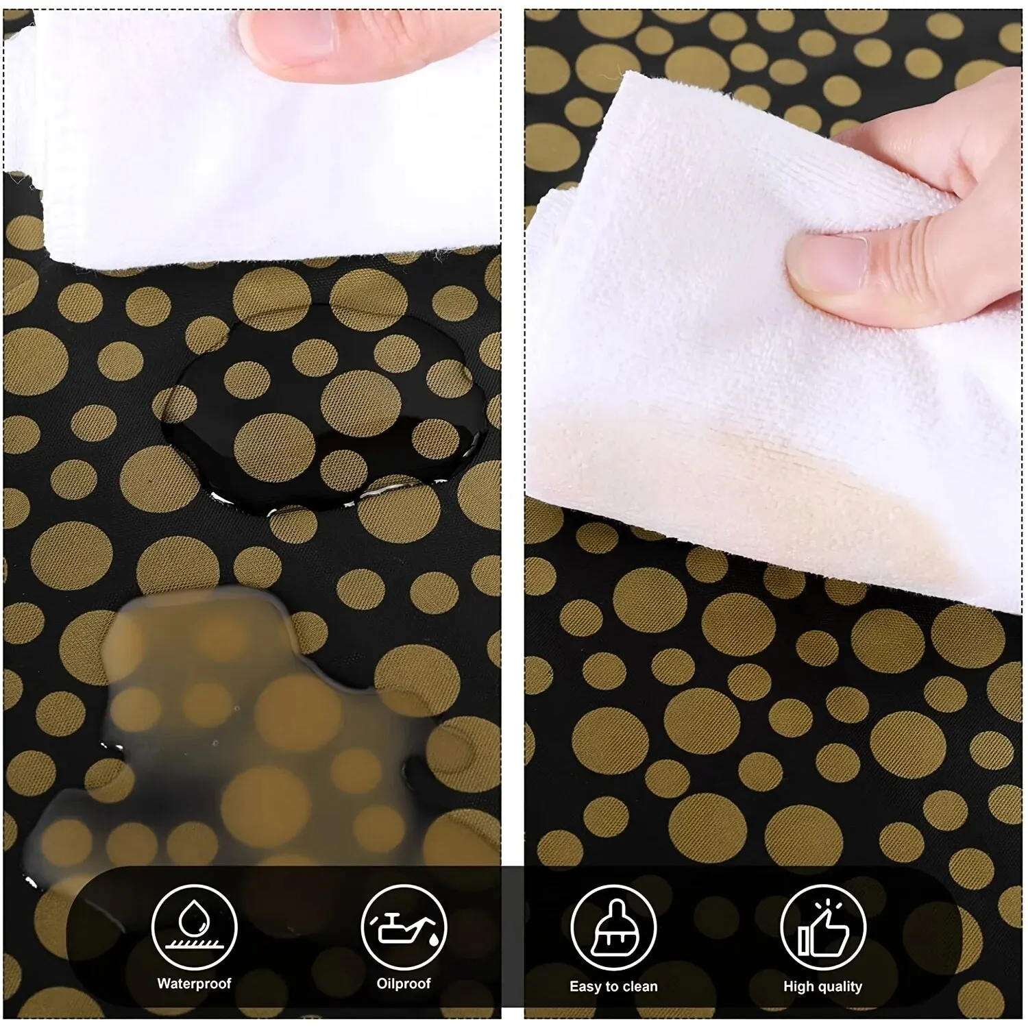 Disposable Tablecloth 1pc Small Polka Dot Thickened Waterproof PEVA 54*108inch Home Wedding Birthday Party Decoration