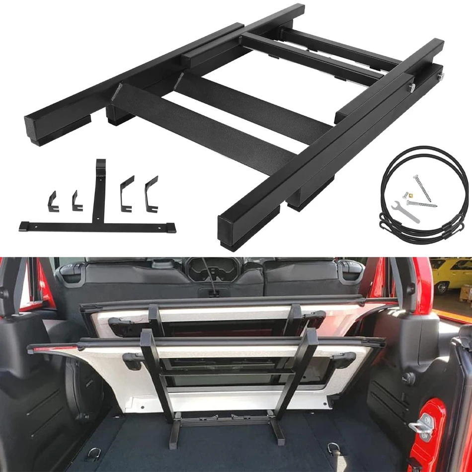 MX Hardtop Storage Rack Freedom Top Hard Top and Side Window Panels for 2007 2021 Jeep Wrangler