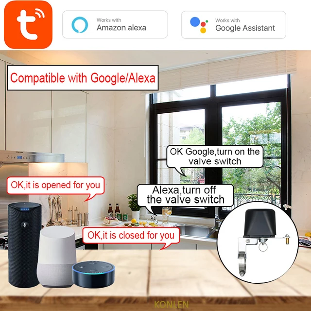 Tuya Smart Life WIFI Water Valve Smart Gas controller Timer Remote Control Garden Plant Irrigation Alexa Google Home Automation 3