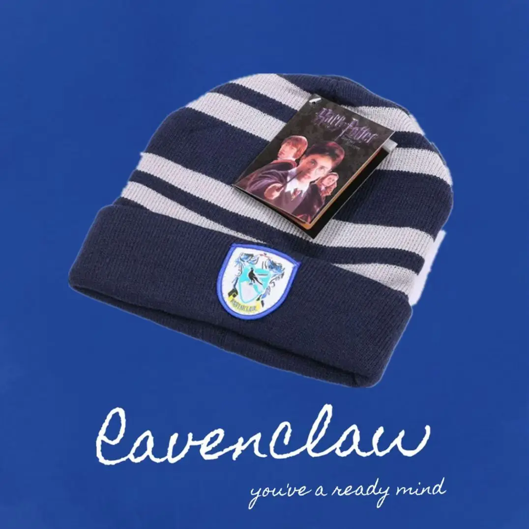 Slytherin Fall Winter Gloves Scarf Cold Warm Porter Gryffindor Children's Knit Cap Ravenclaw House Badge Hermione Christmas Gift