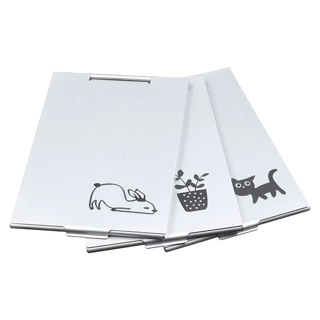 Mini miroir de poche pliable en aluminium, portable, maquillage, voyage, main, petit, vanité, pliable, compact, outils cosmétiques 5