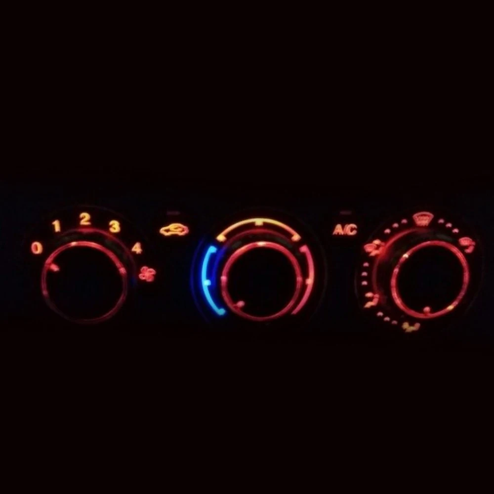 3Pcs Aluminum Alloy Car AC Knob for Mazda 3 M3 2004 - 2013 Air Conditioning Heater Control Switch Button Knobs Accessories 4