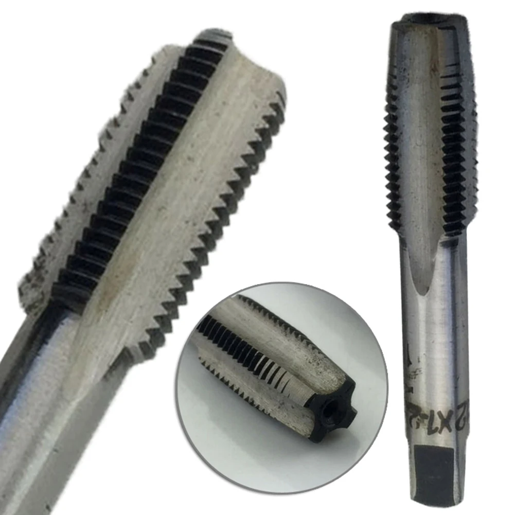2개입 HSS 12mm x 1/25 메트릭 테이퍼 탭(우측 나사산) x 1/25mm, 산업 및 작업장 나사 가공 작업용