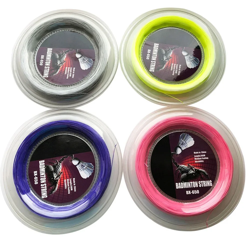 

Badminton Racket String 200m Nylon Trainging Sport Ball 0.72mm Badminton Net Machine Accessories For Training
