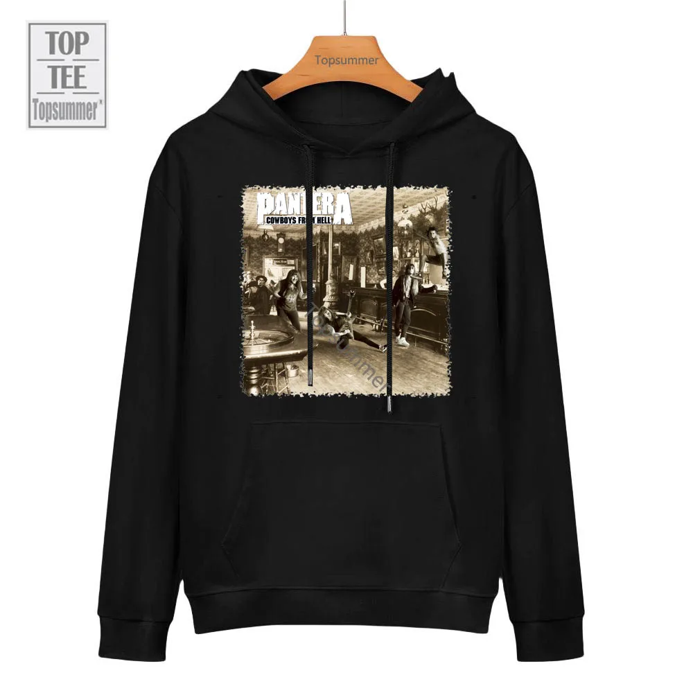 Cowboys From Hell Album Felpe Pantera Tour Felpa Uomo Pop Streetwear Felpa Con Cappuccio Street Clothes