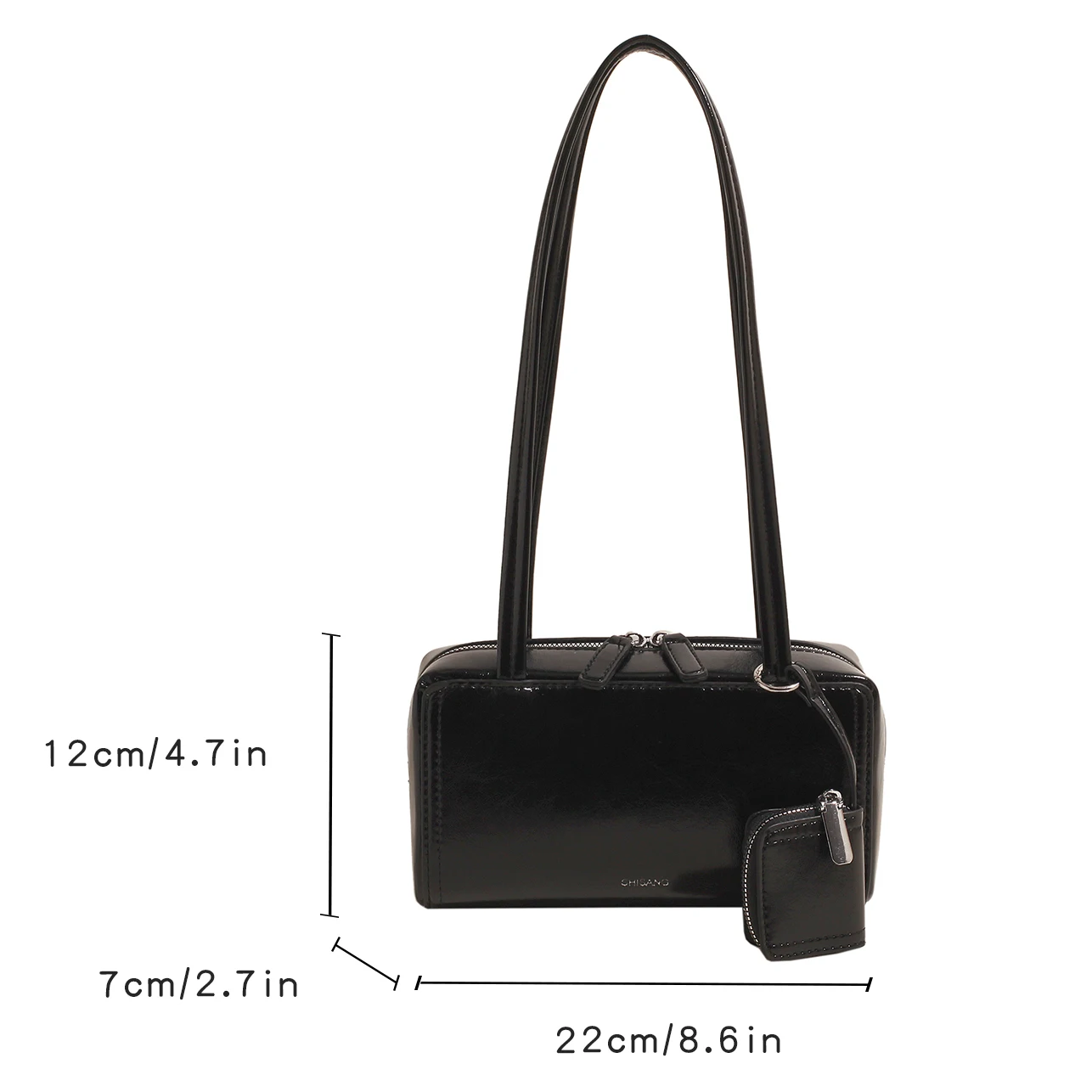 ☆韓国の人気☆【unfold】☆Glossy shoulder ba.g☆ ☆韓国の人気☆【unfold】☆Glossy shoulder ba.g☆ (unfold