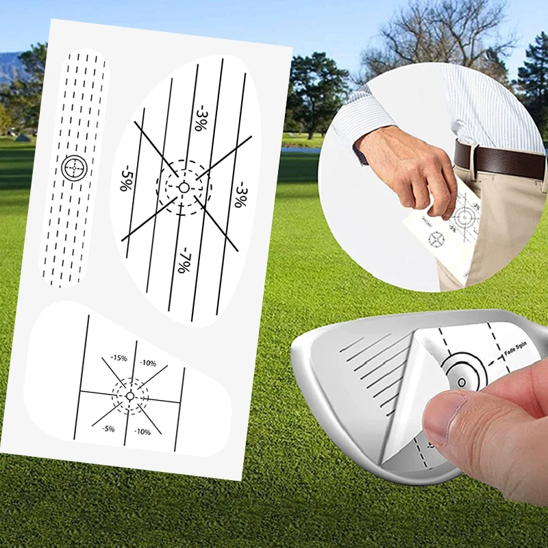 150PCS Golf Impact Tape Stickers 5