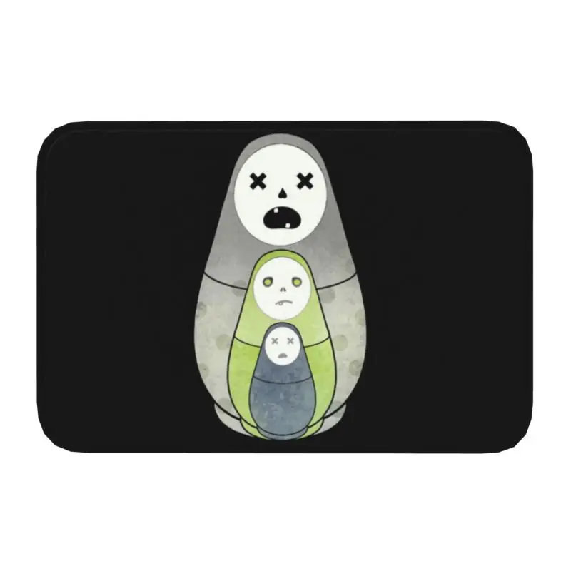 Zombie Russian Nesting Doll Door Floor Kitchen Tappetini Da Bagno Antiscivolo Outdoor Matrioska Zerbino Wc Ingresso Tappeto Tappeto