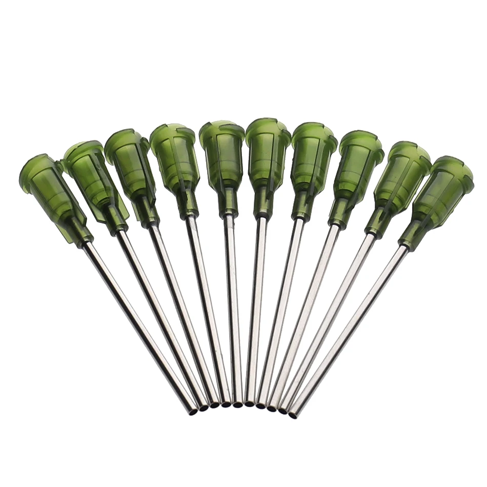 14-23G 10 Models Availlable Steel Dispensing Tapered Pinhead Glue Liquid Dispenser Needles for Dispenser Controller 50Pcs/lot